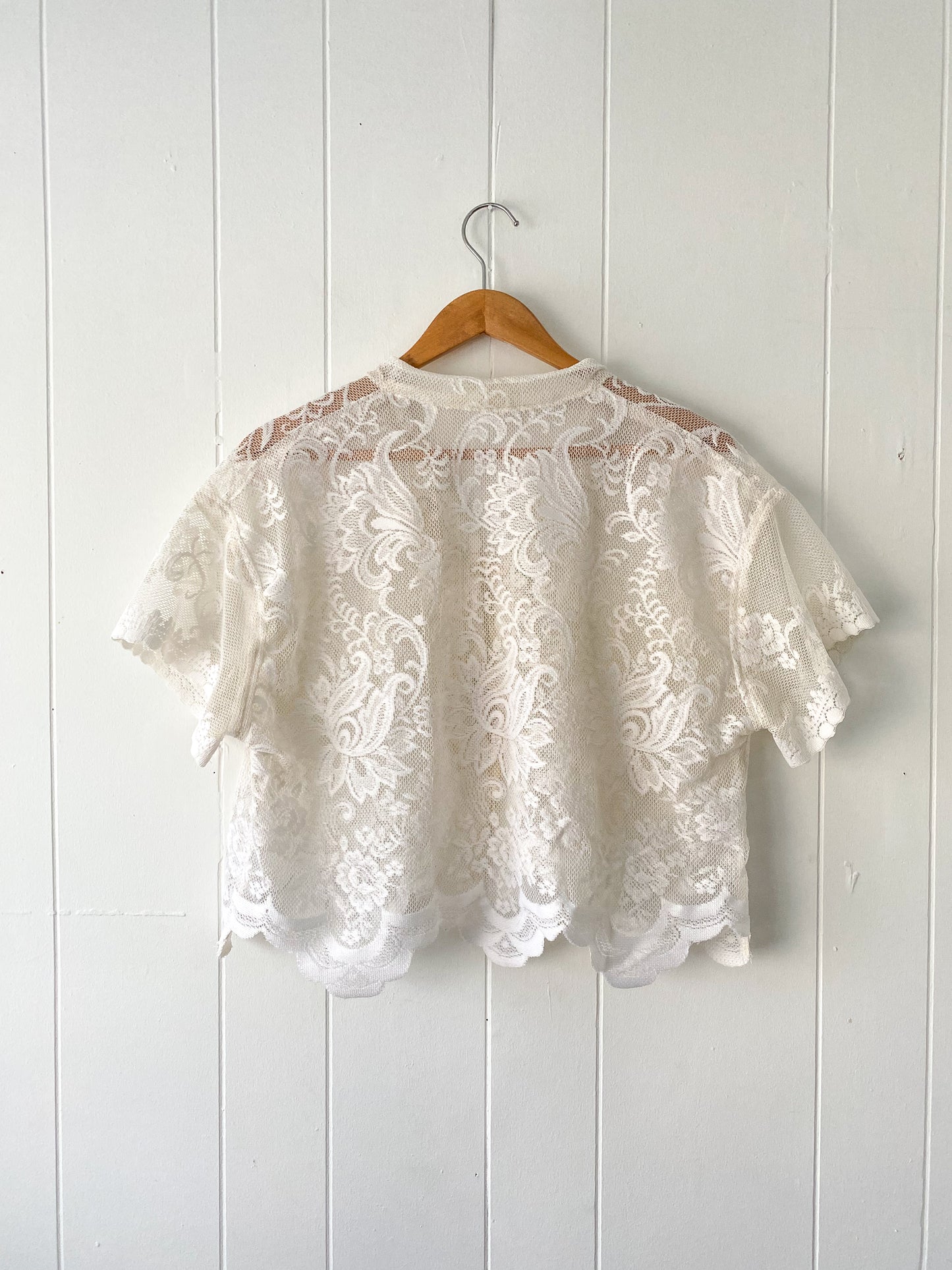 Upcycled Tie Front Blouse