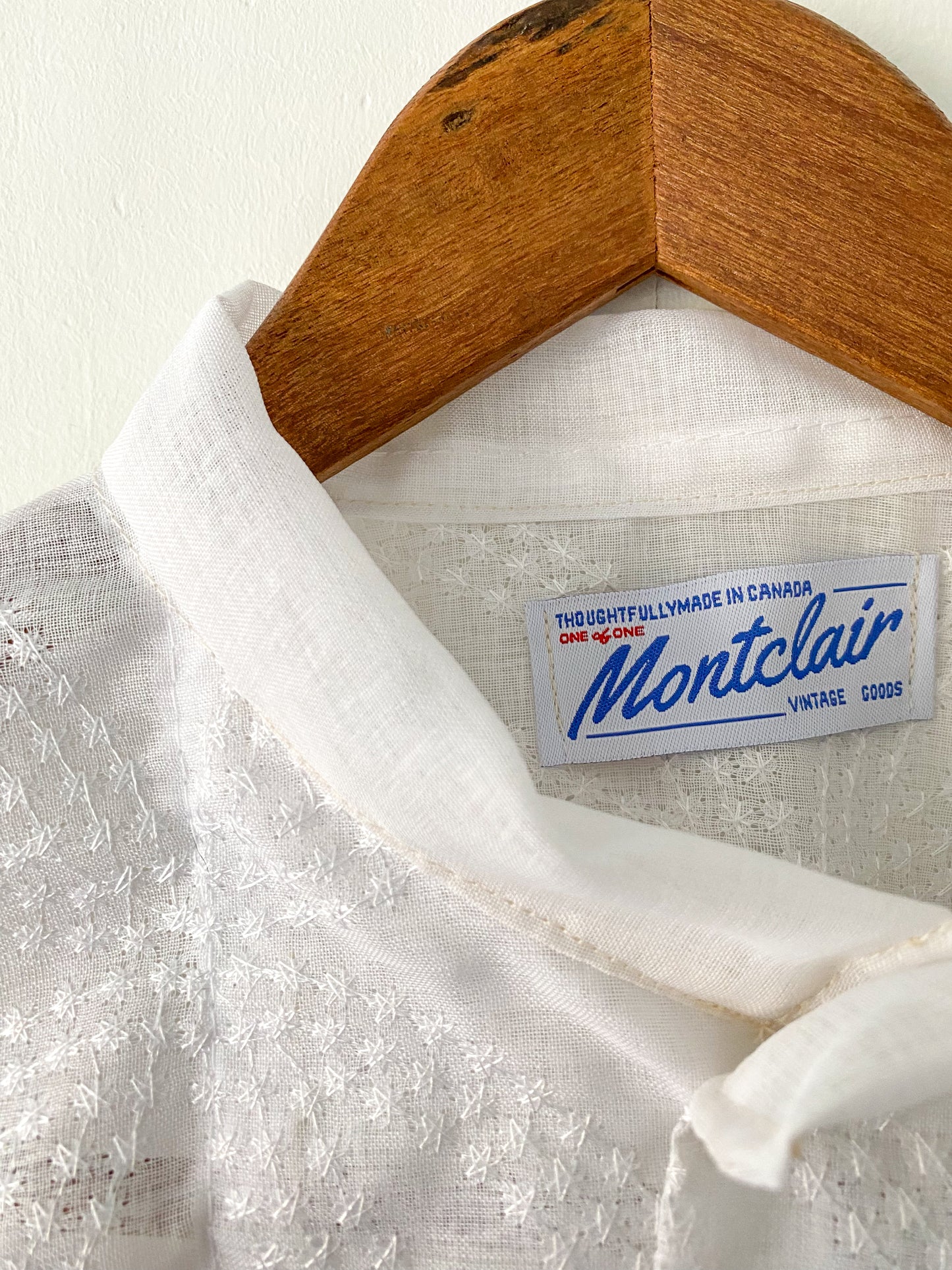 Upcycled Button Up Blouse