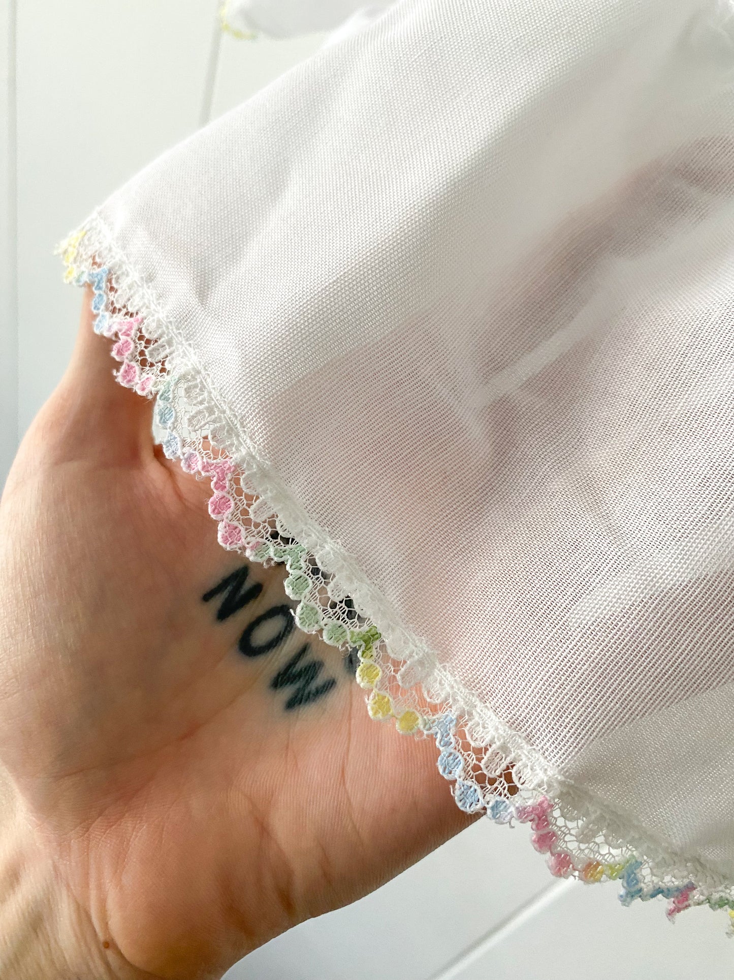Upcycled Tie Front Blouse