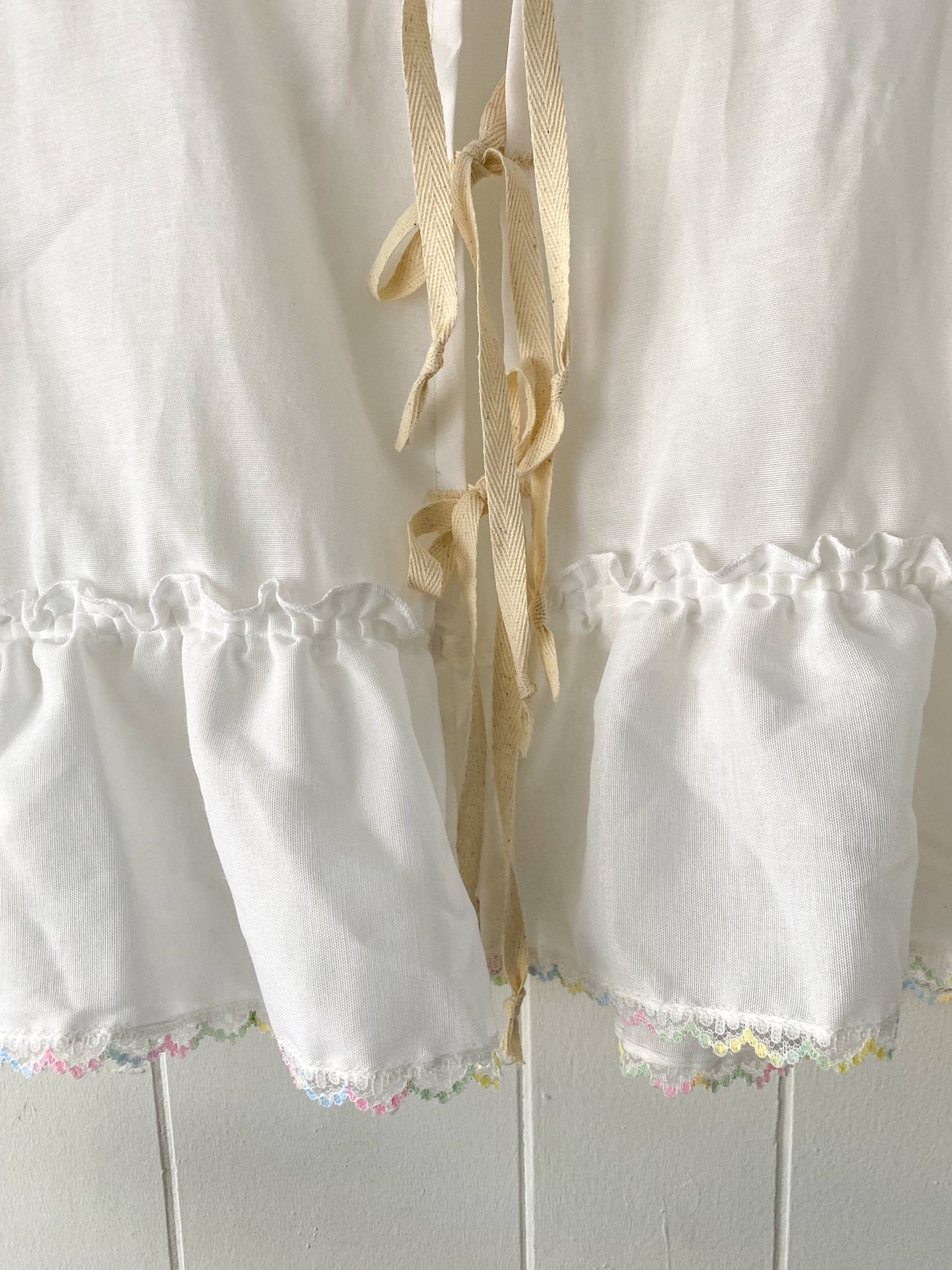 Upcycled Tie Front Blouse