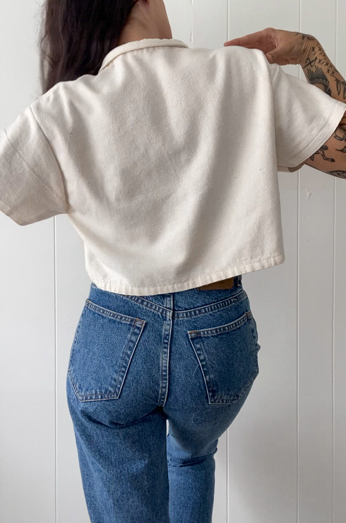 Upcycled Vintage Feedsack Top