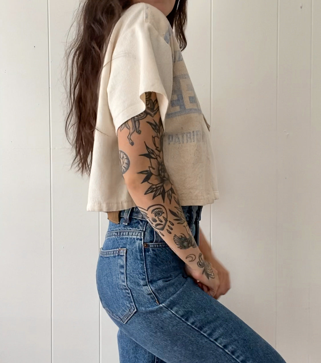 Upcycled Vintage Feedsack Top