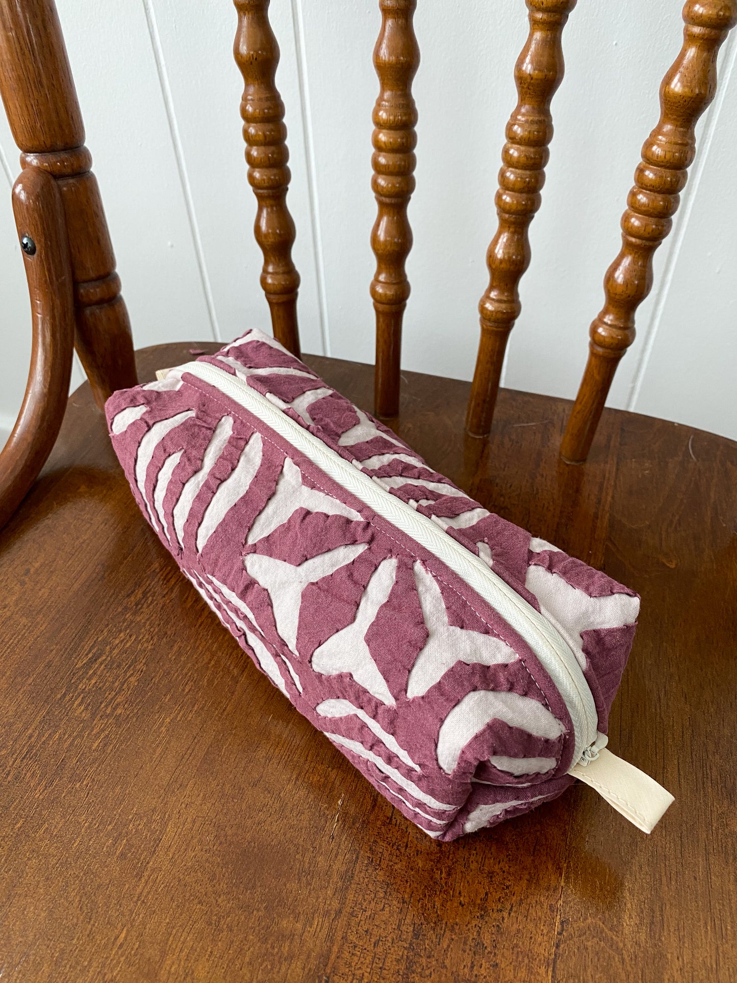 Upcycled Vintage Toiletry Bag - Small