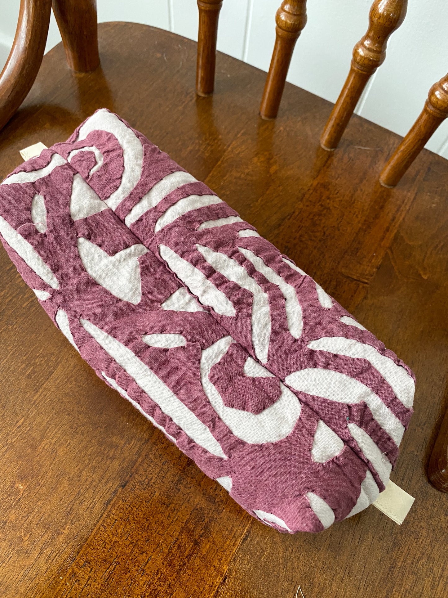 Upcycled Vintage Toiletry Bag - Small