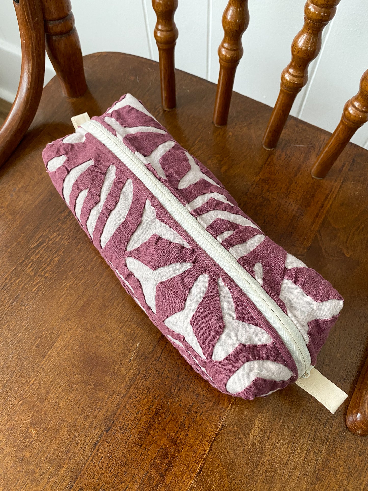Upcycled Vintage Toiletry Bag - Small