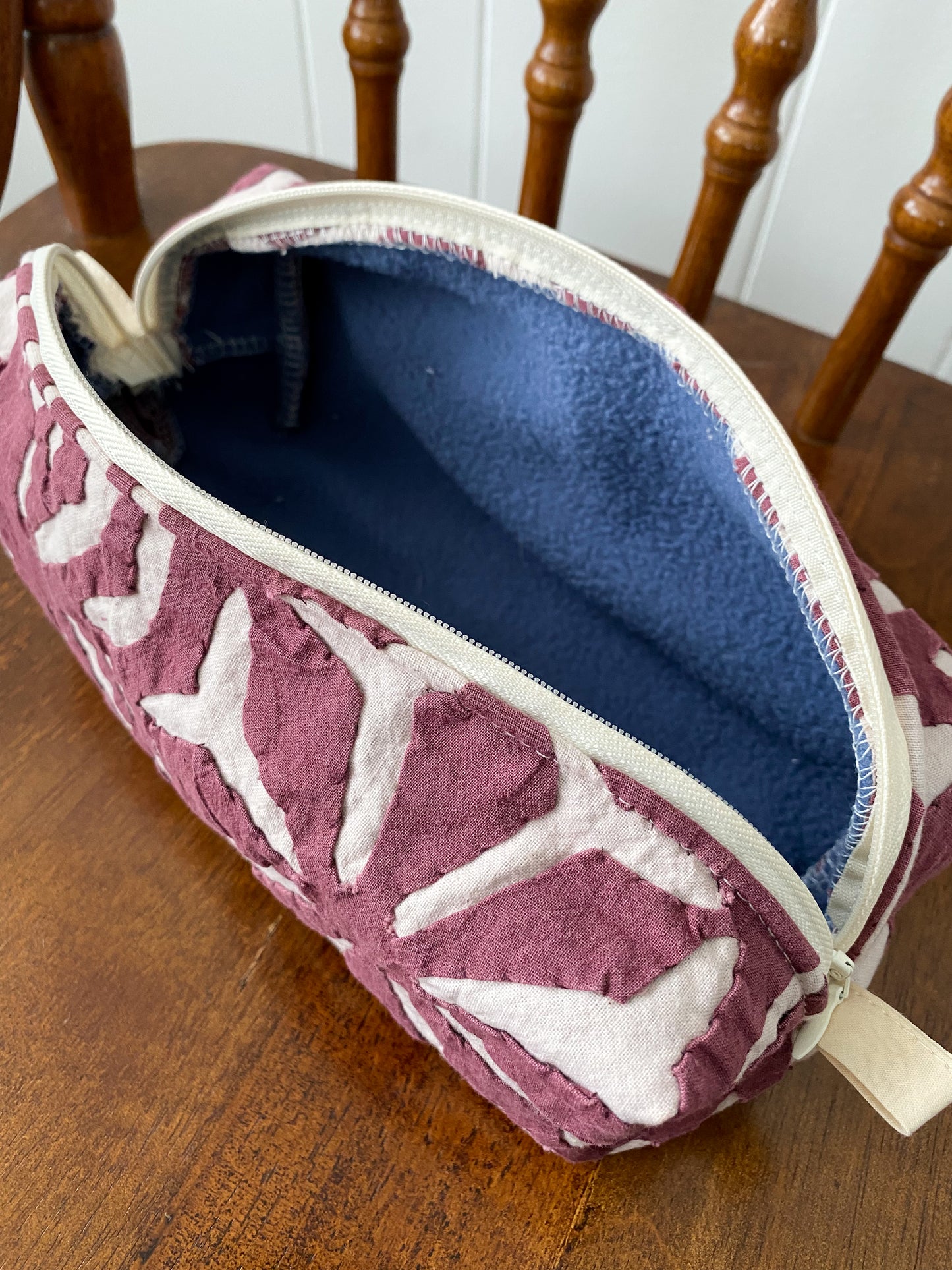 Upcycled Vintage Toiletry Bag - Small