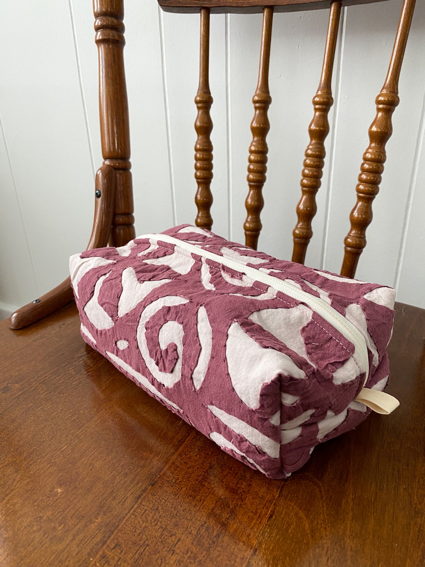 Upcycled Vintage Toiletry Bag - Medium