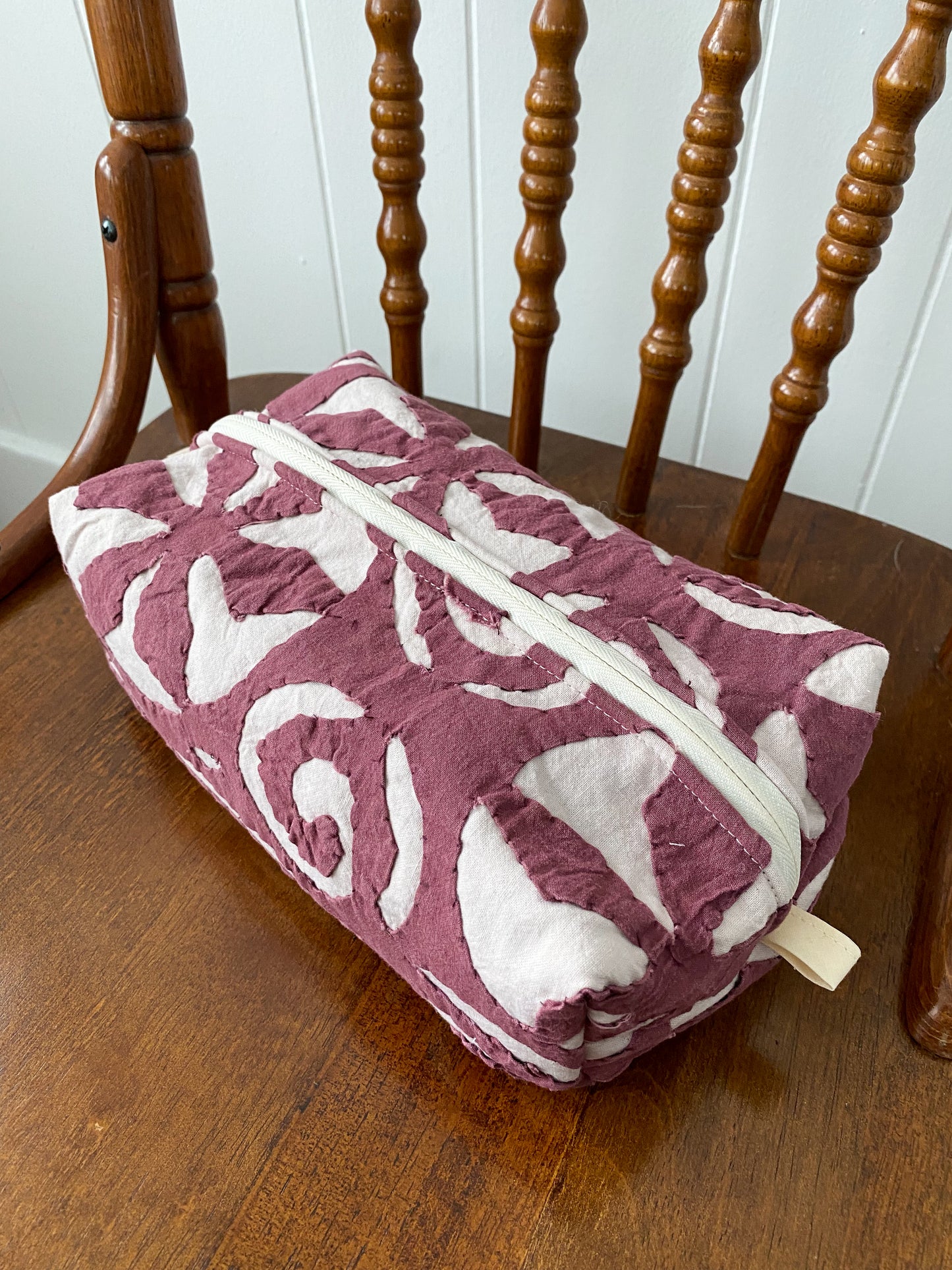 Upcycled Vintage Toiletry Bag - Medium