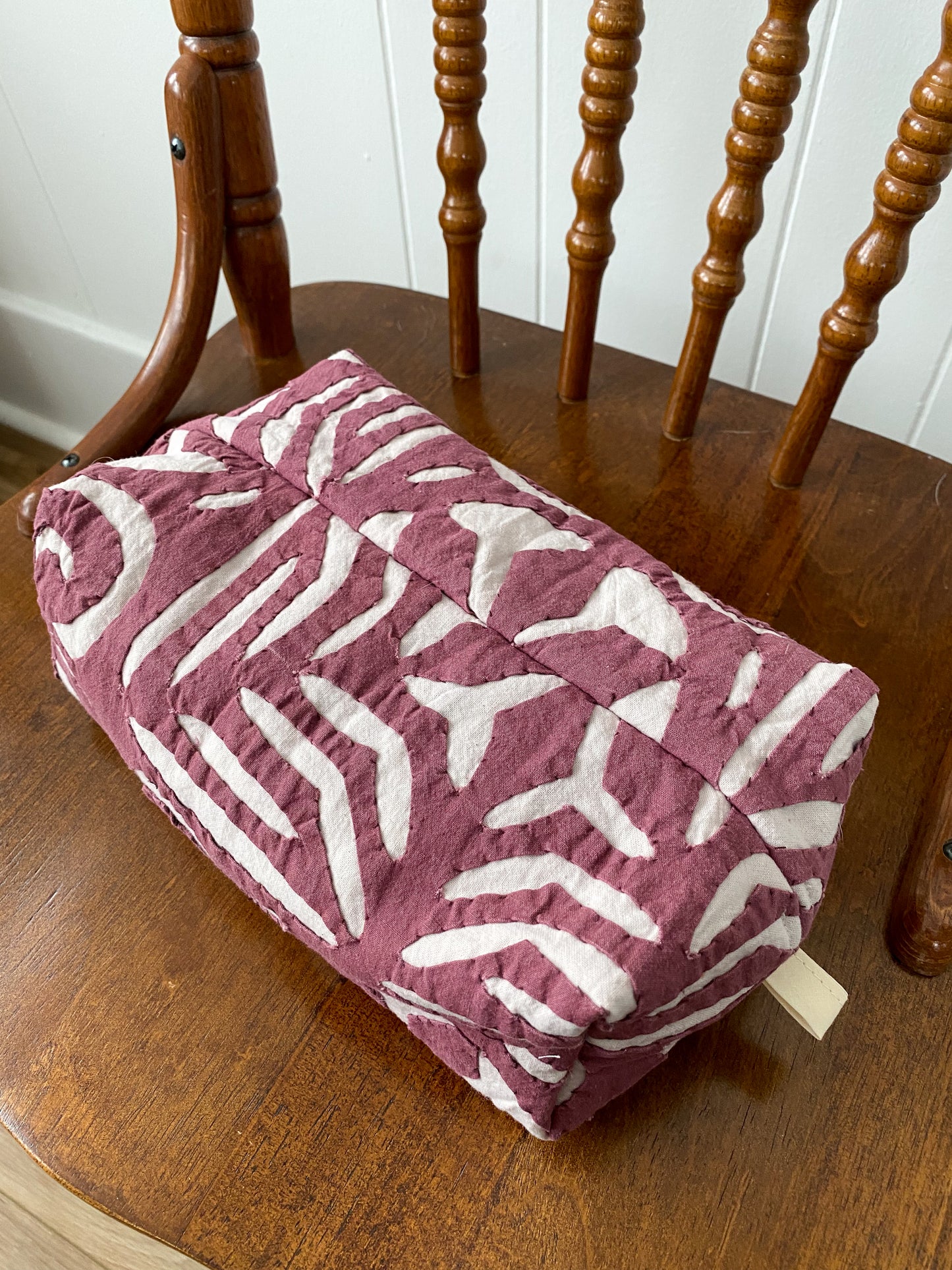 Upcycled Vintage Toiletry Bag - Medium