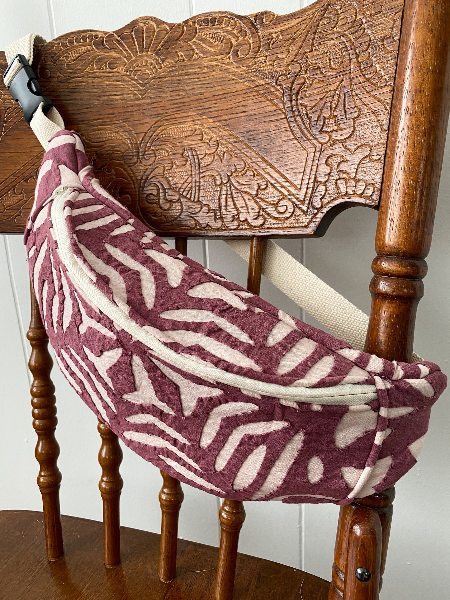 Upycled Vintage Blanket Fanny Pack