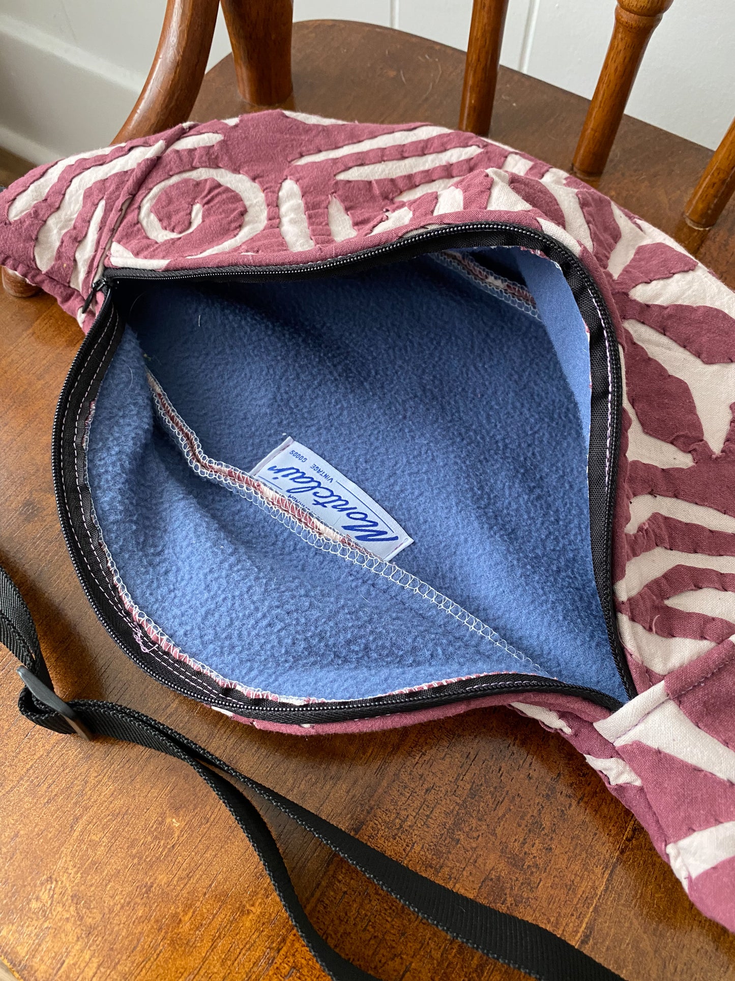 Upycled Vintage Blanket Fanny Pack