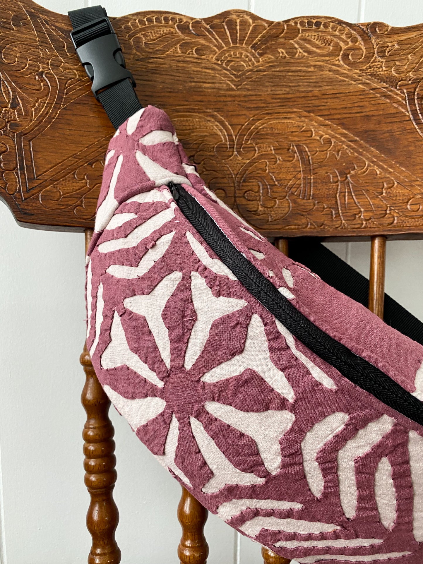 Upycled Vintage Blanket Fanny Pack