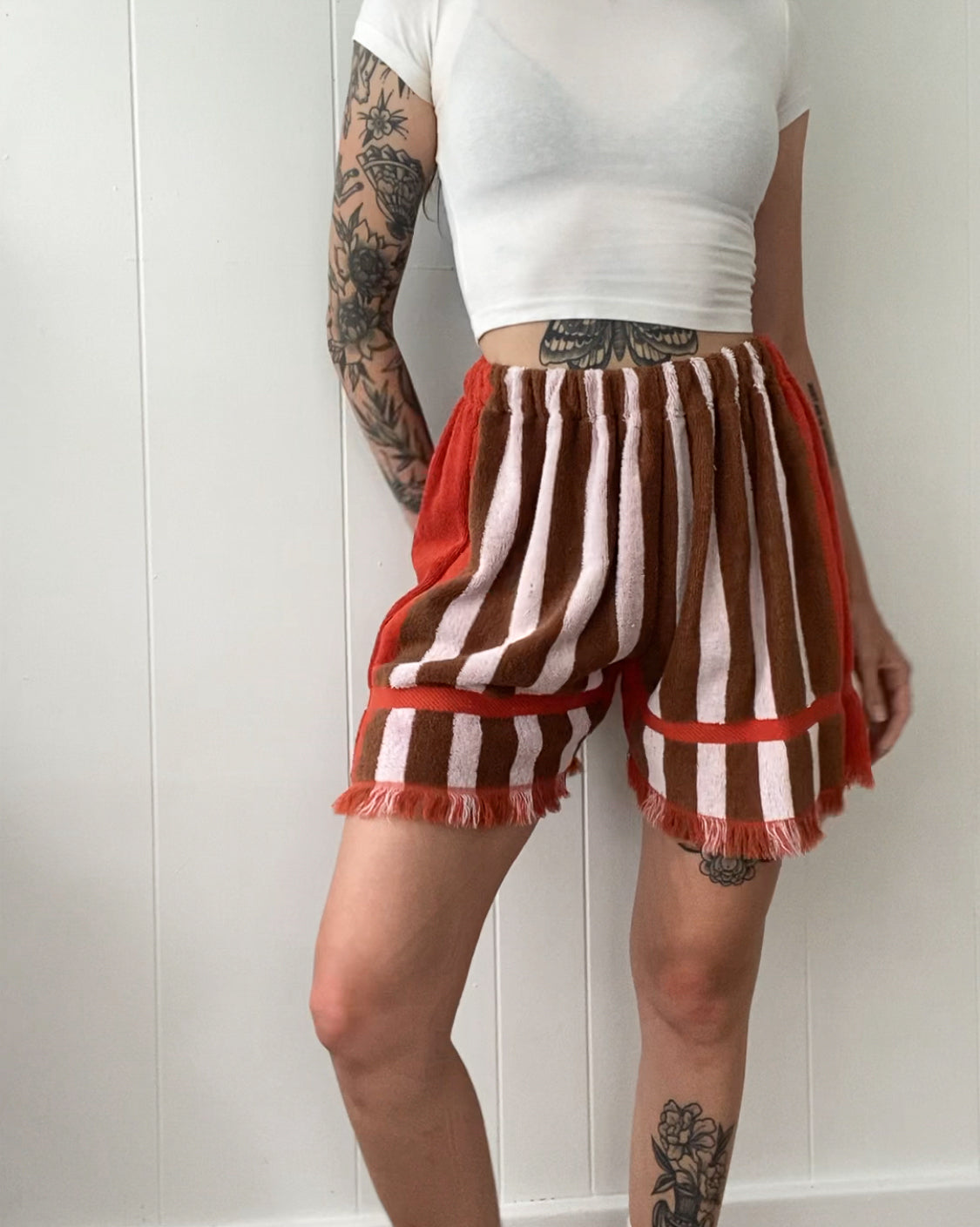 Reworked Vintage Towel Shorts