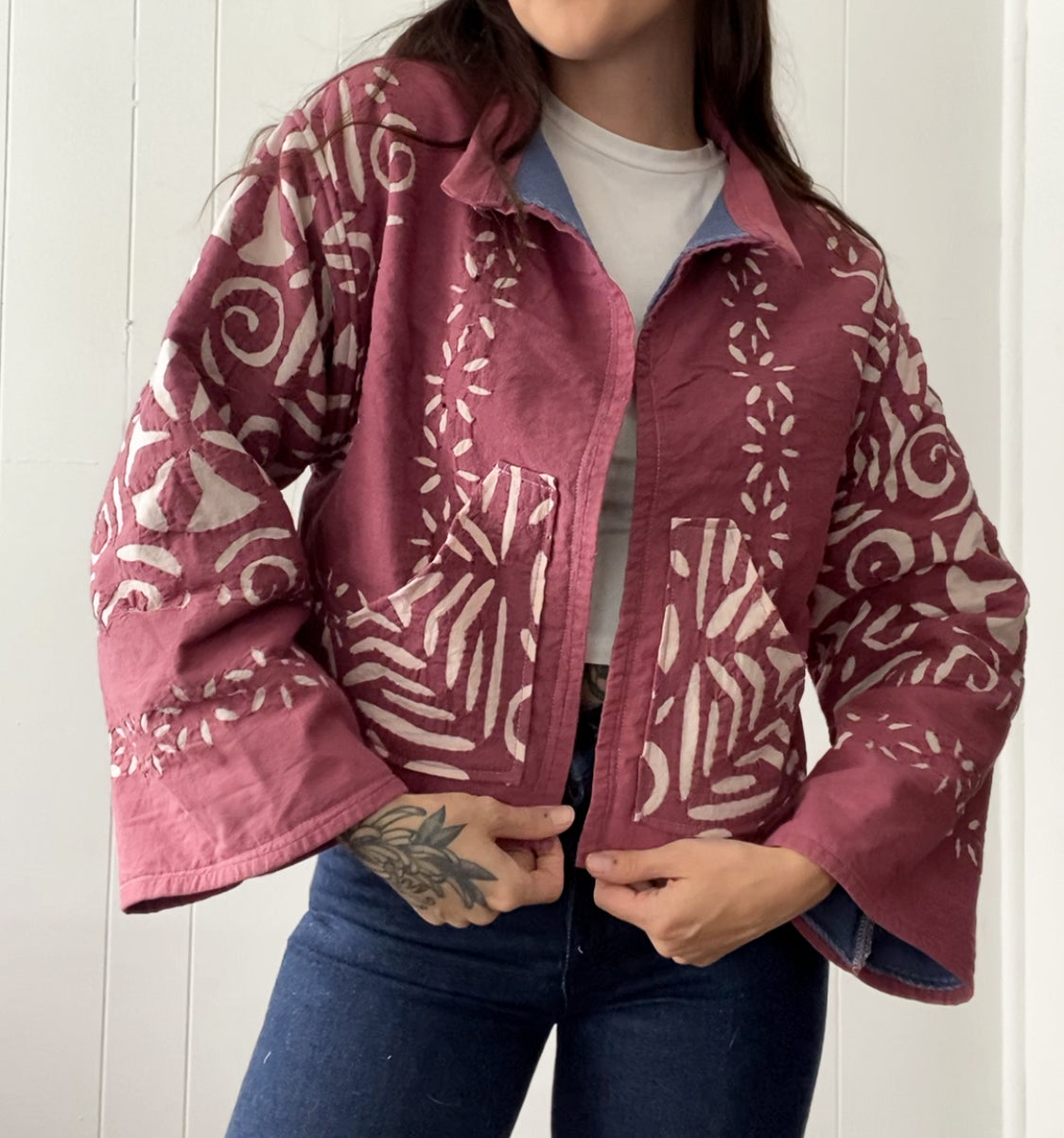 Upcycled Vintage Blanket Coat