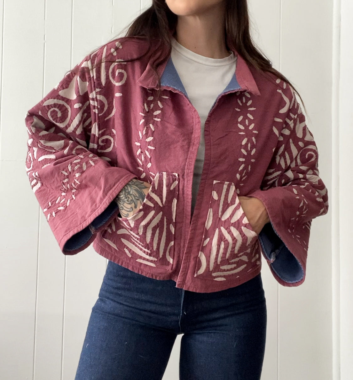 Upcycled Vintage Blanket Coat