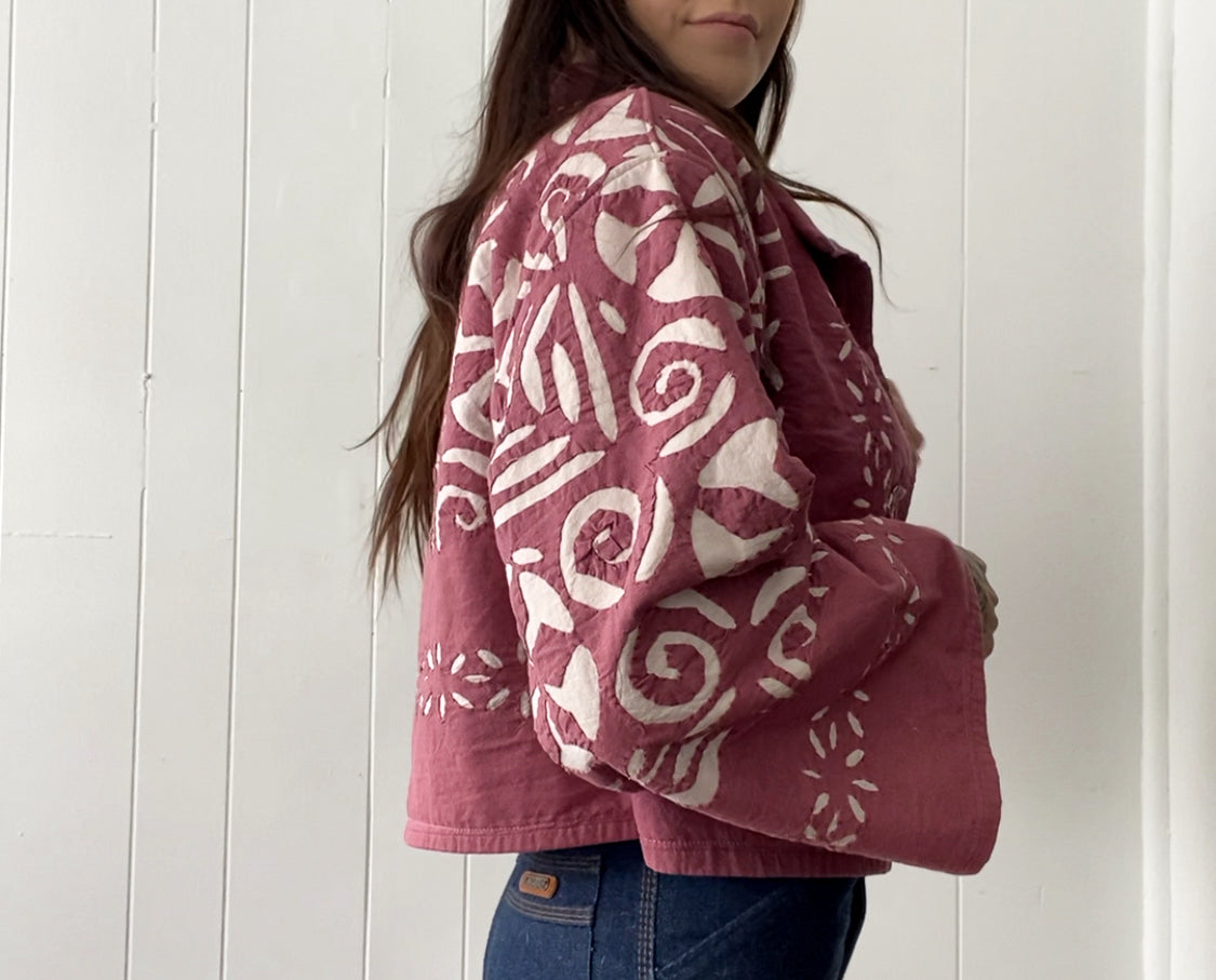 Upcycled Vintage Blanket Coat
