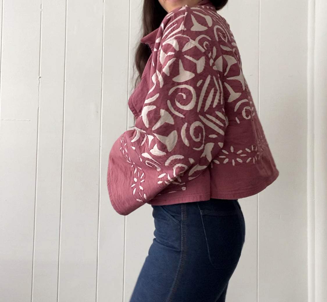 Upcycled Vintage Blanket Coat