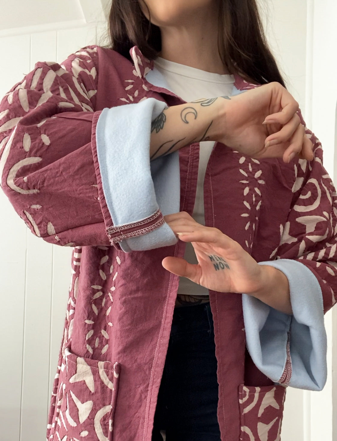 Upcycled Vintage Blanket Coat