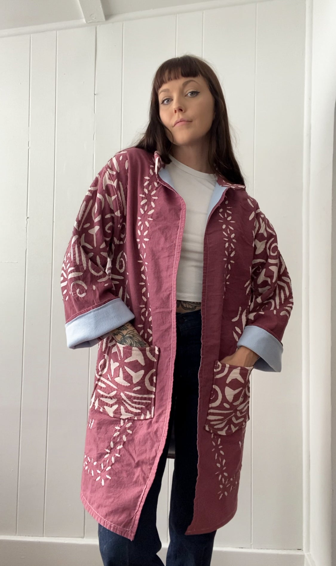 Upcycled Vintage Blanket Coat