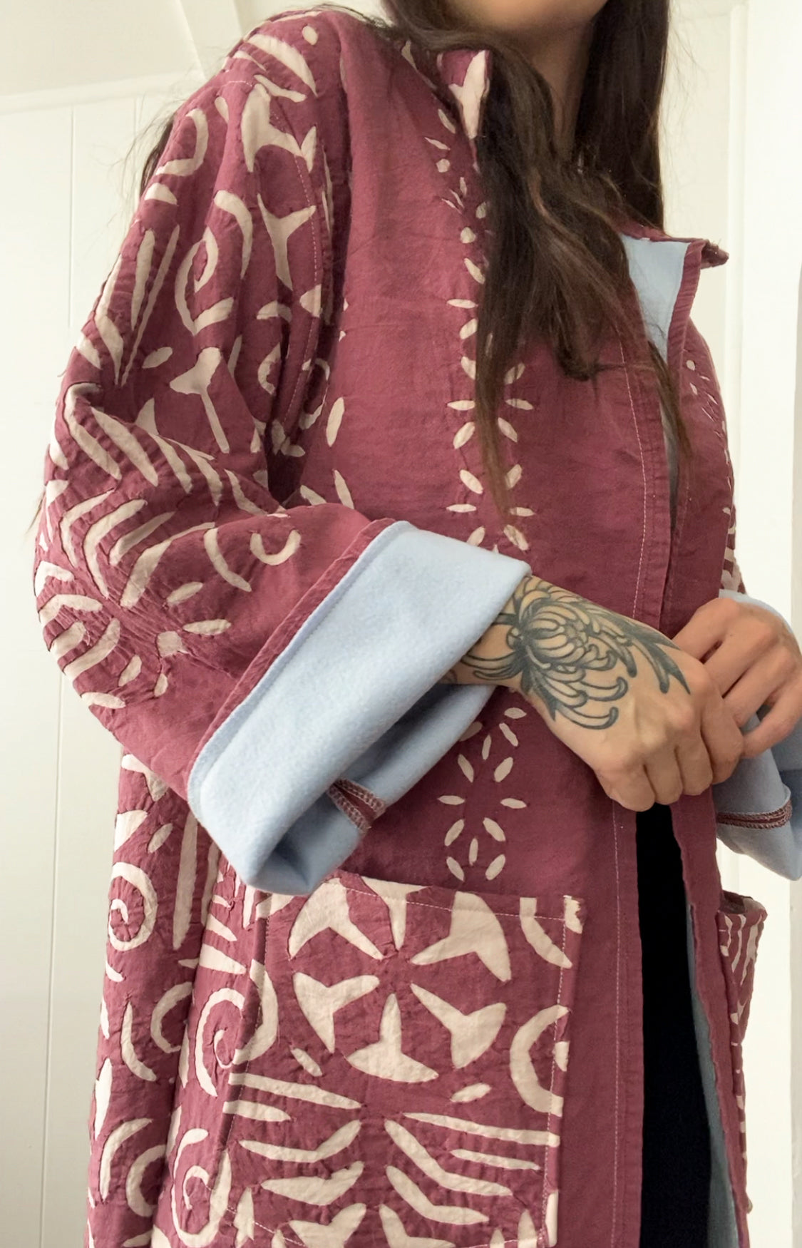 Upcycled Vintage Blanket Coat