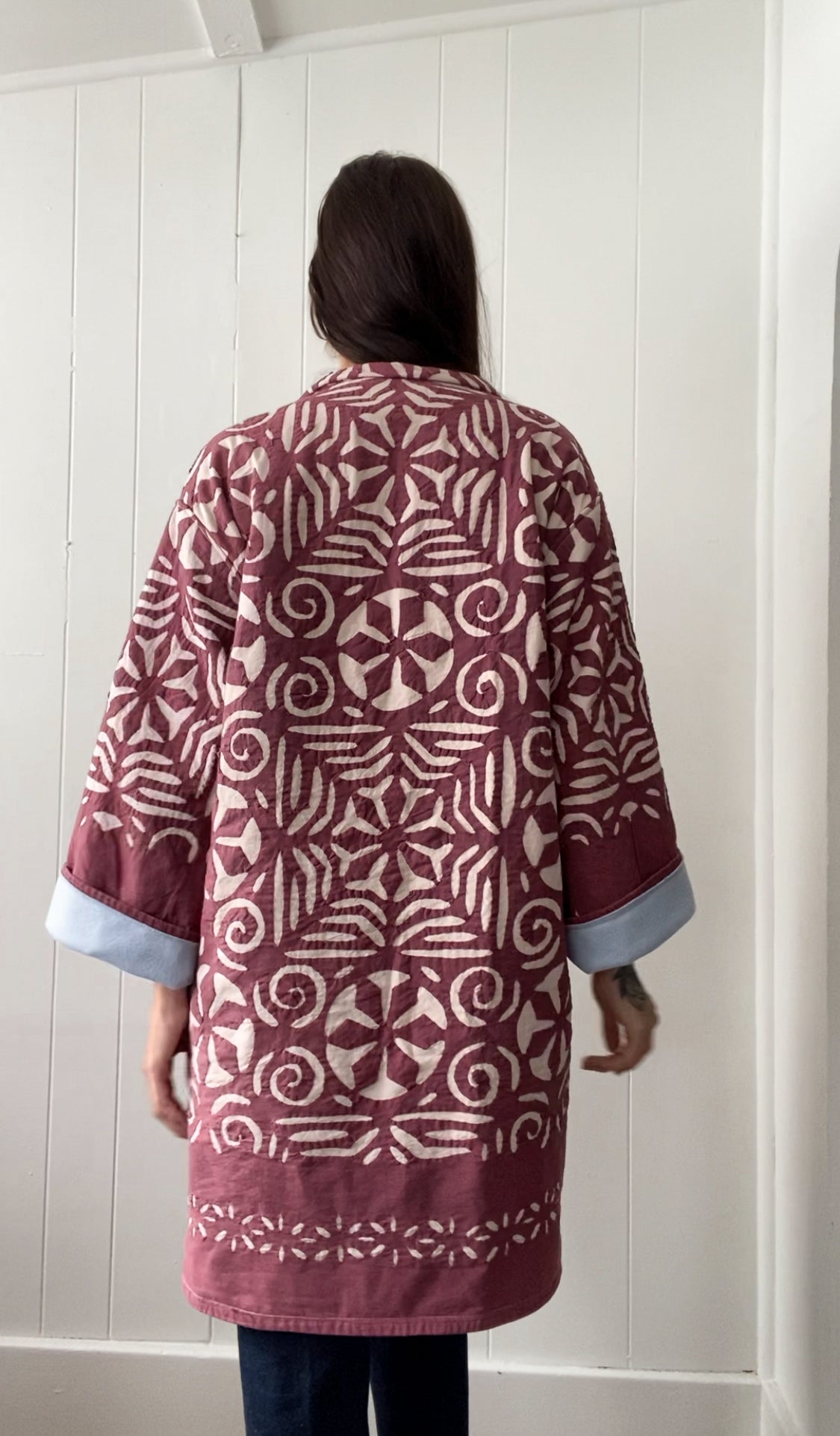 Upcycled Vintage Blanket Coat