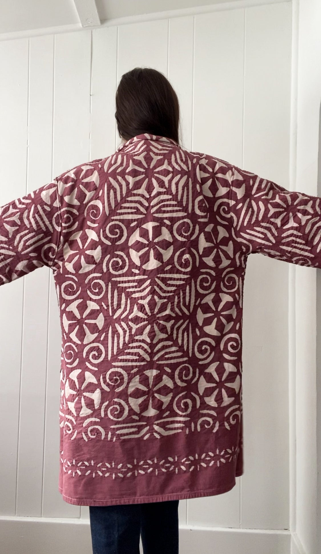 Upcycled Vintage Blanket Coat