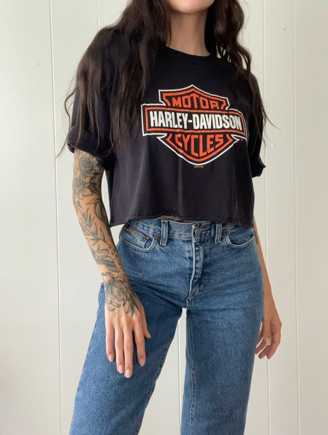 M Cropped Harley Davidson Tucson, AZ Tee