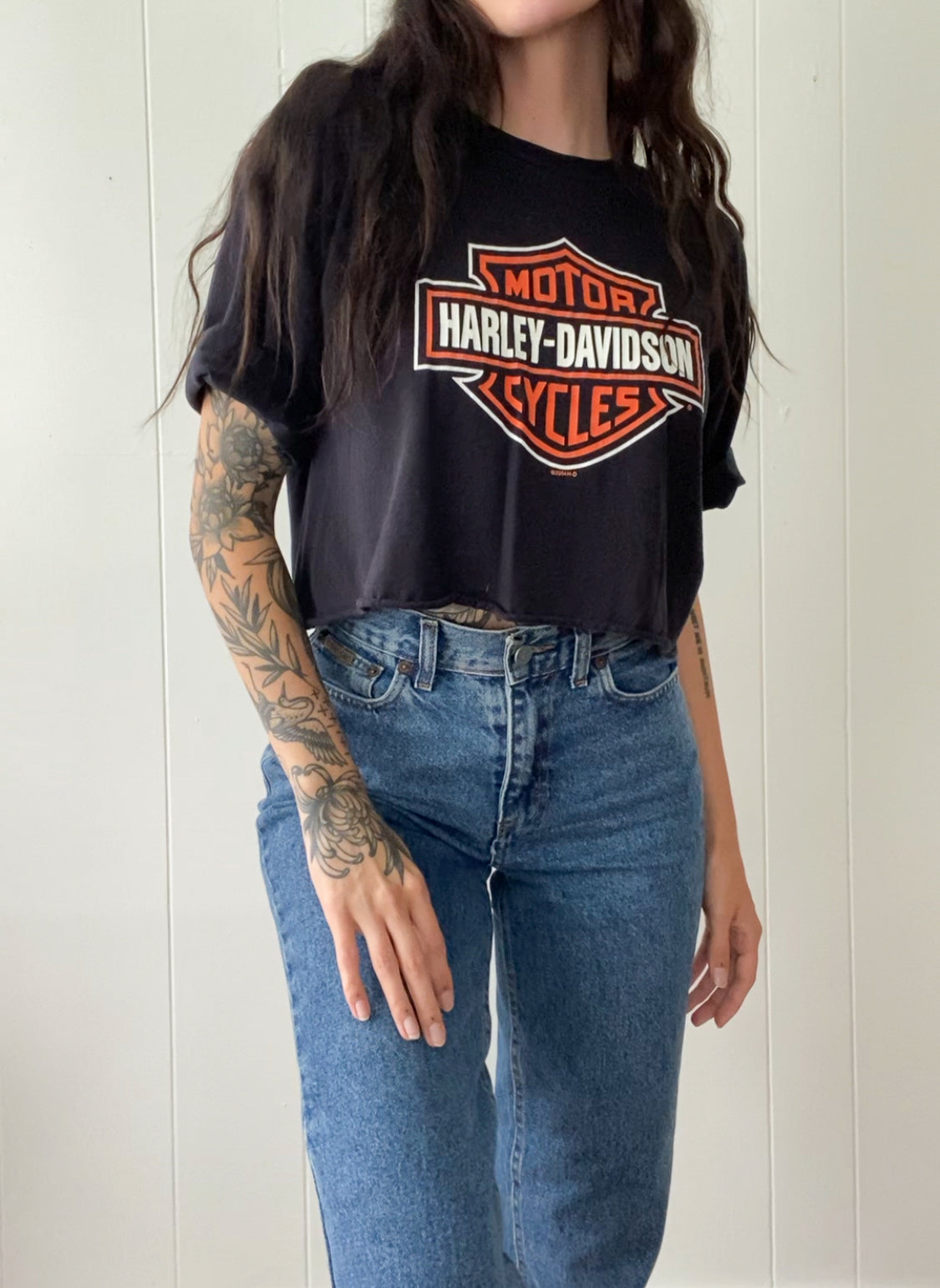 M Cropped Harley Davidson Tucson, AZ Tee