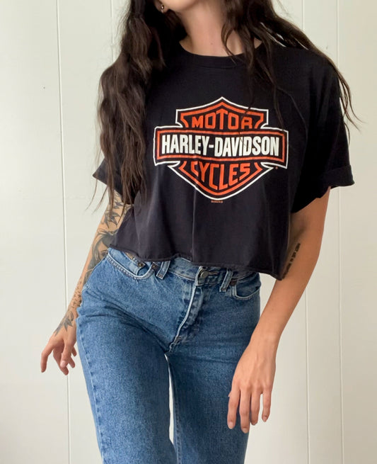 M Cropped Harley Davidson Tucson, AZ Tee