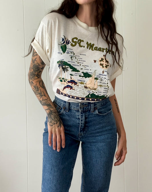 M Paper Thin Single Stitch St. Maarten Tee