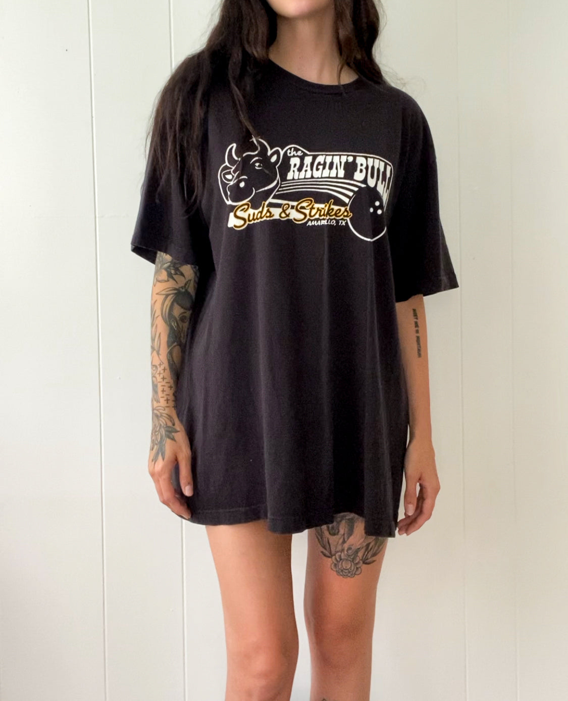 XL Vintage Ragin' Bull Bowling Tee