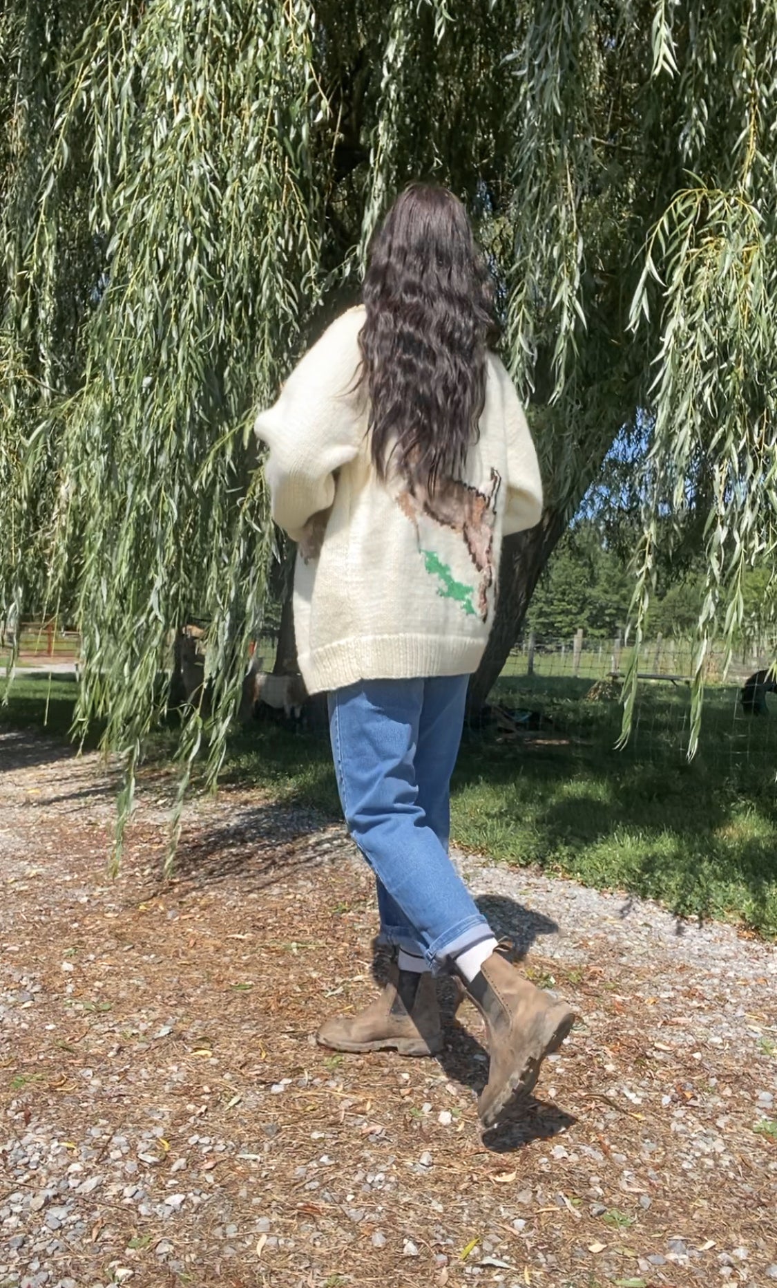 1950s/60s Vintage Handmade Mary Maxim Knit Cardigan