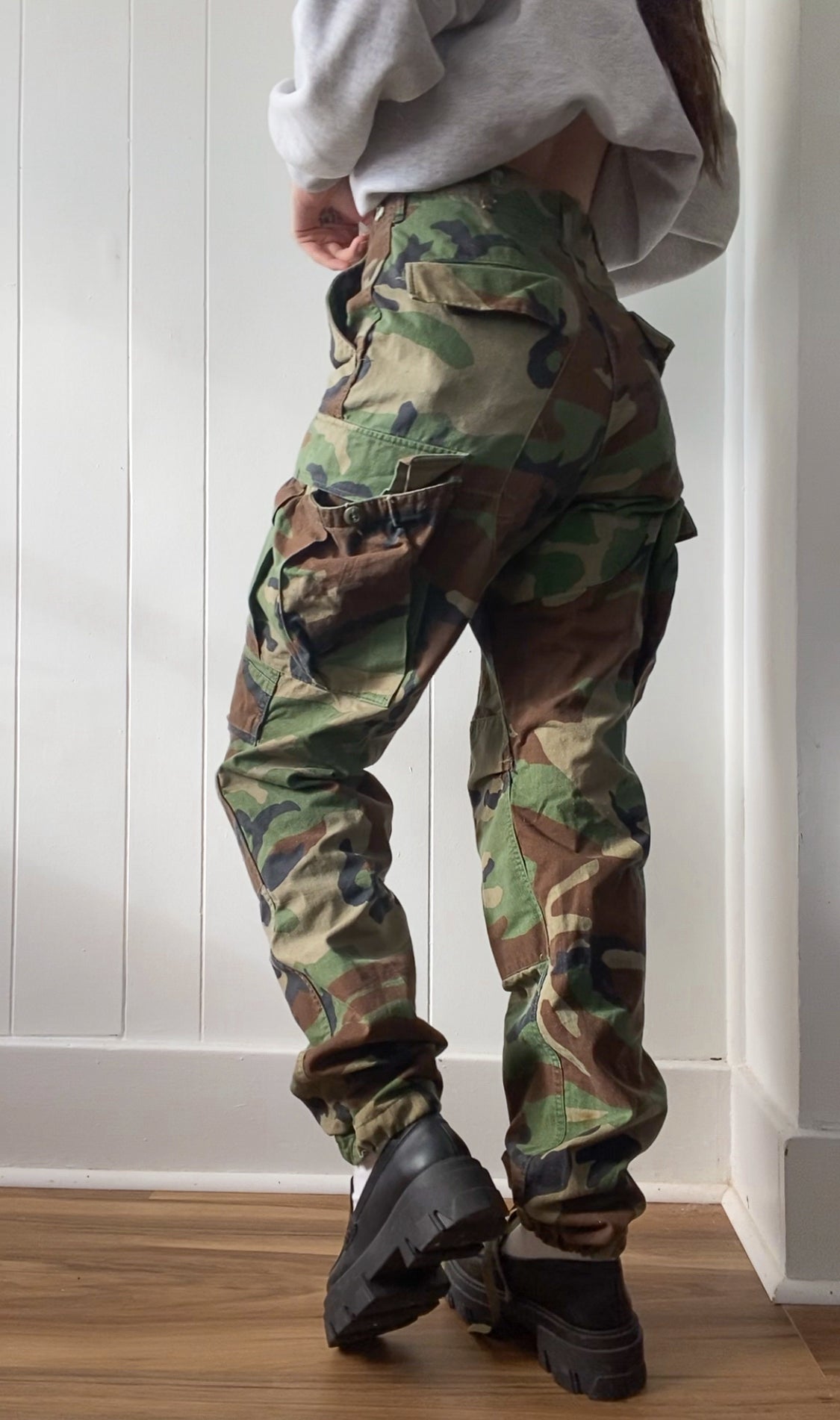 30.5"W Military Camouflage Pants - Tall (25" Inseam)