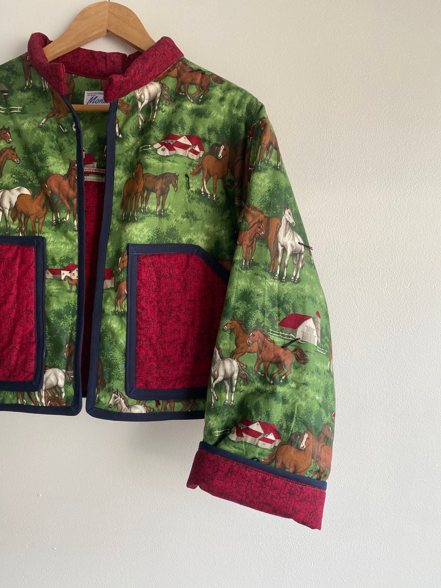 Upcycled Horse Quilt Jacket
