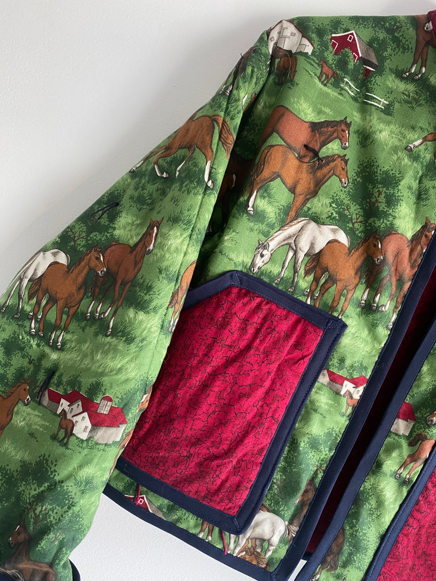 Upcycled Horse Quilt Jacket