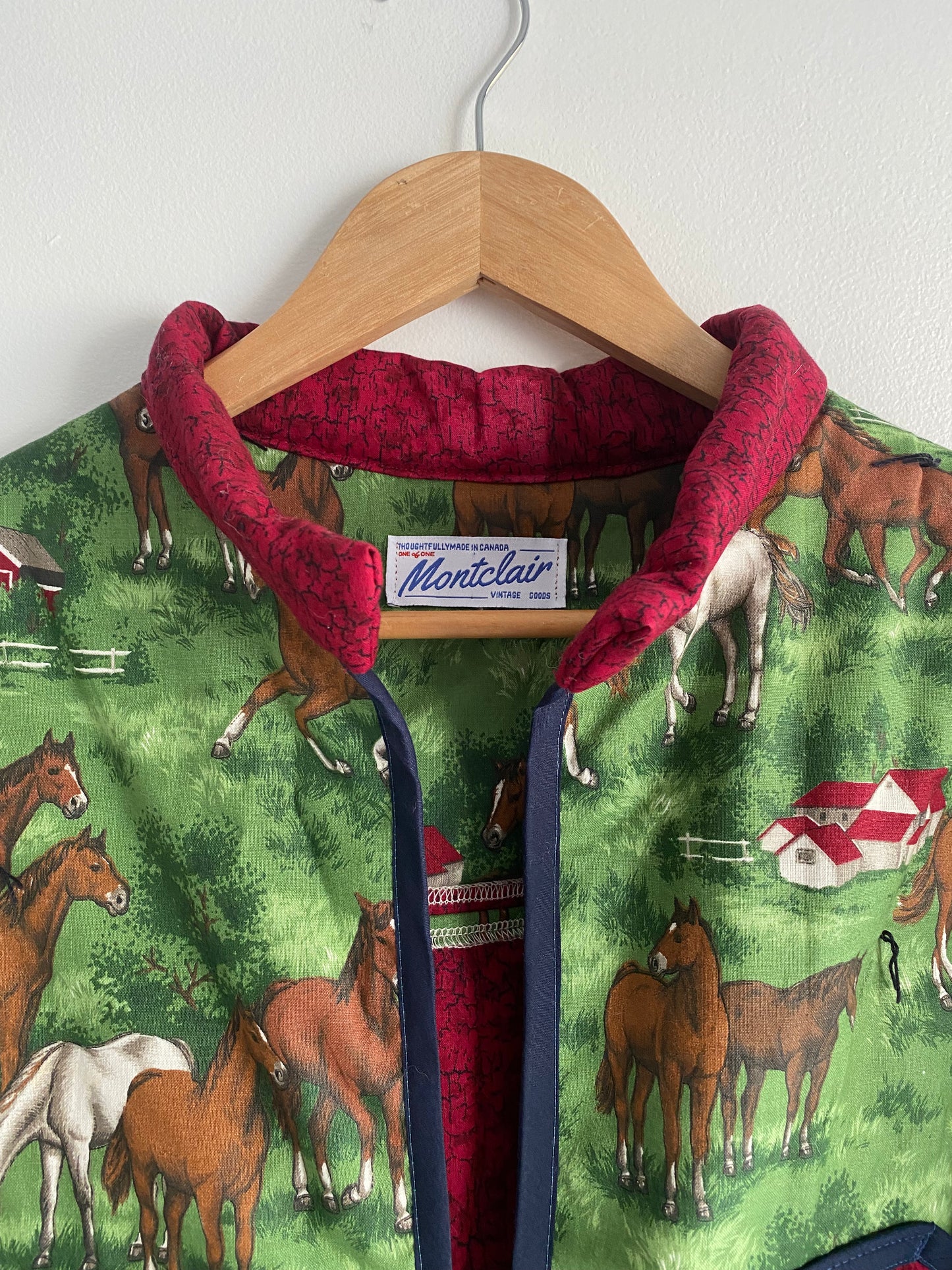 Upcycled Horse Quilt Jacket