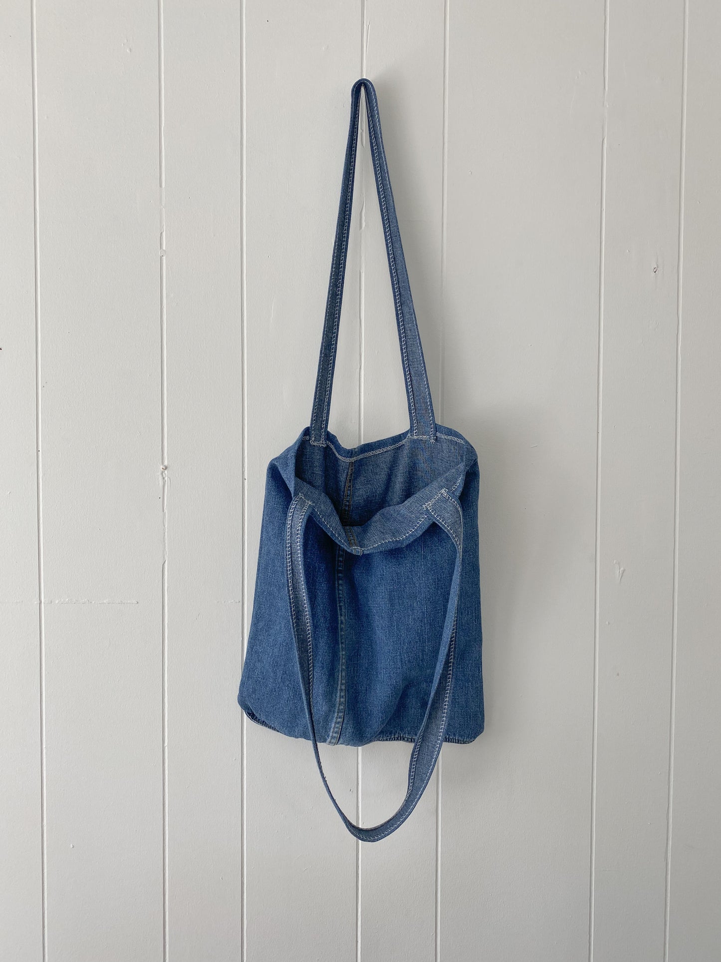 Upcycled Denim Tote Bag