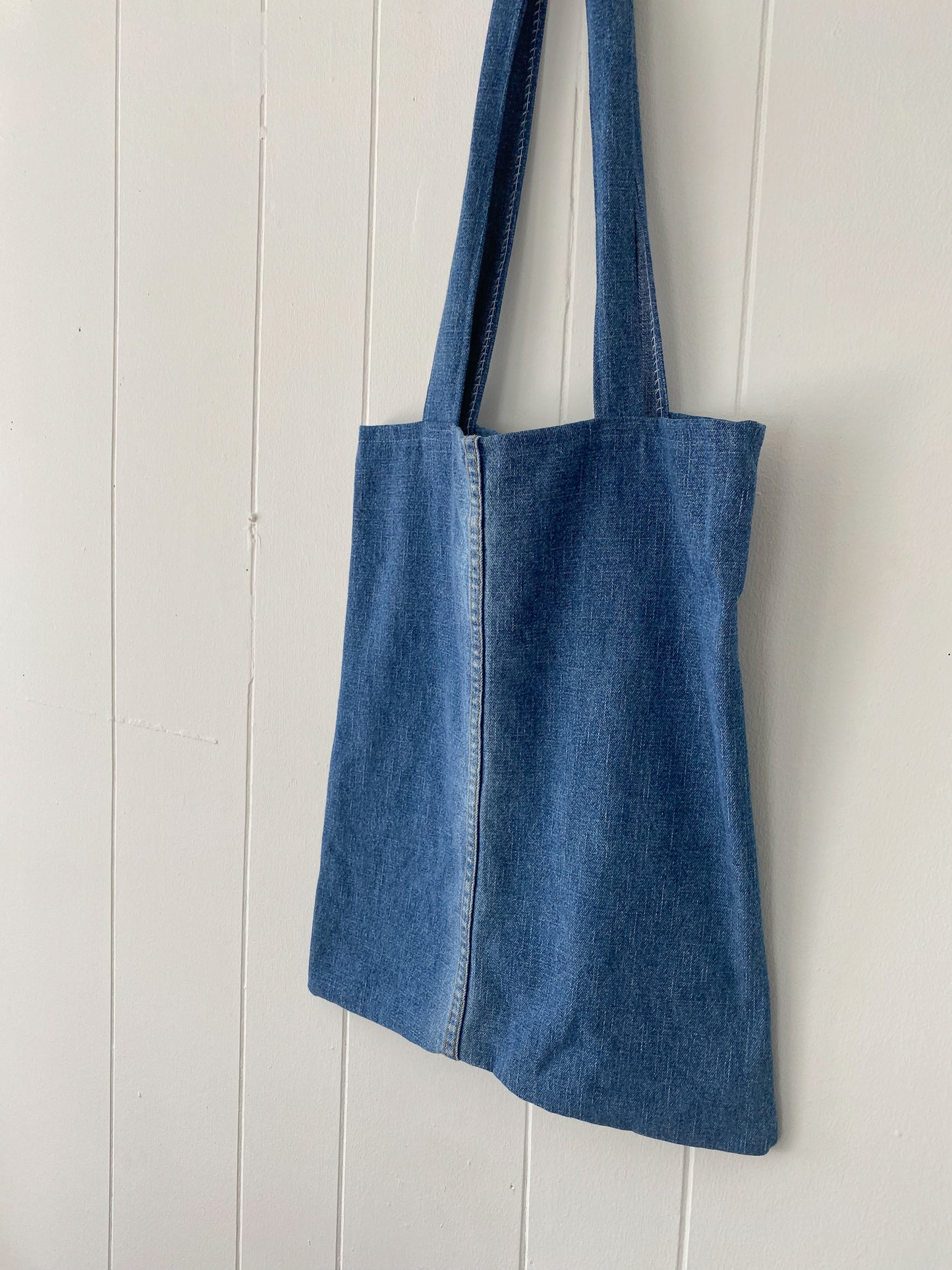 Upcycled Denim Tote Bag