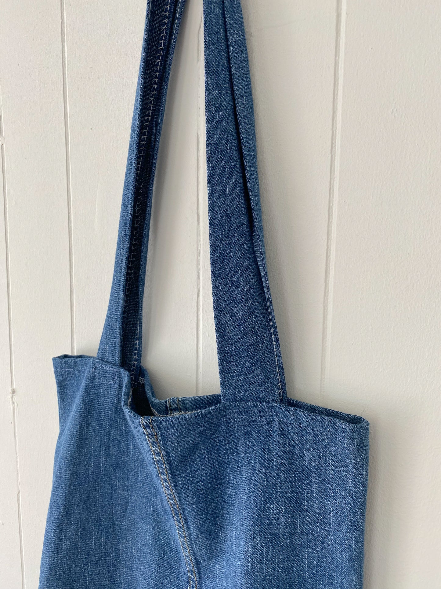 Upcycled Denim Tote Bag