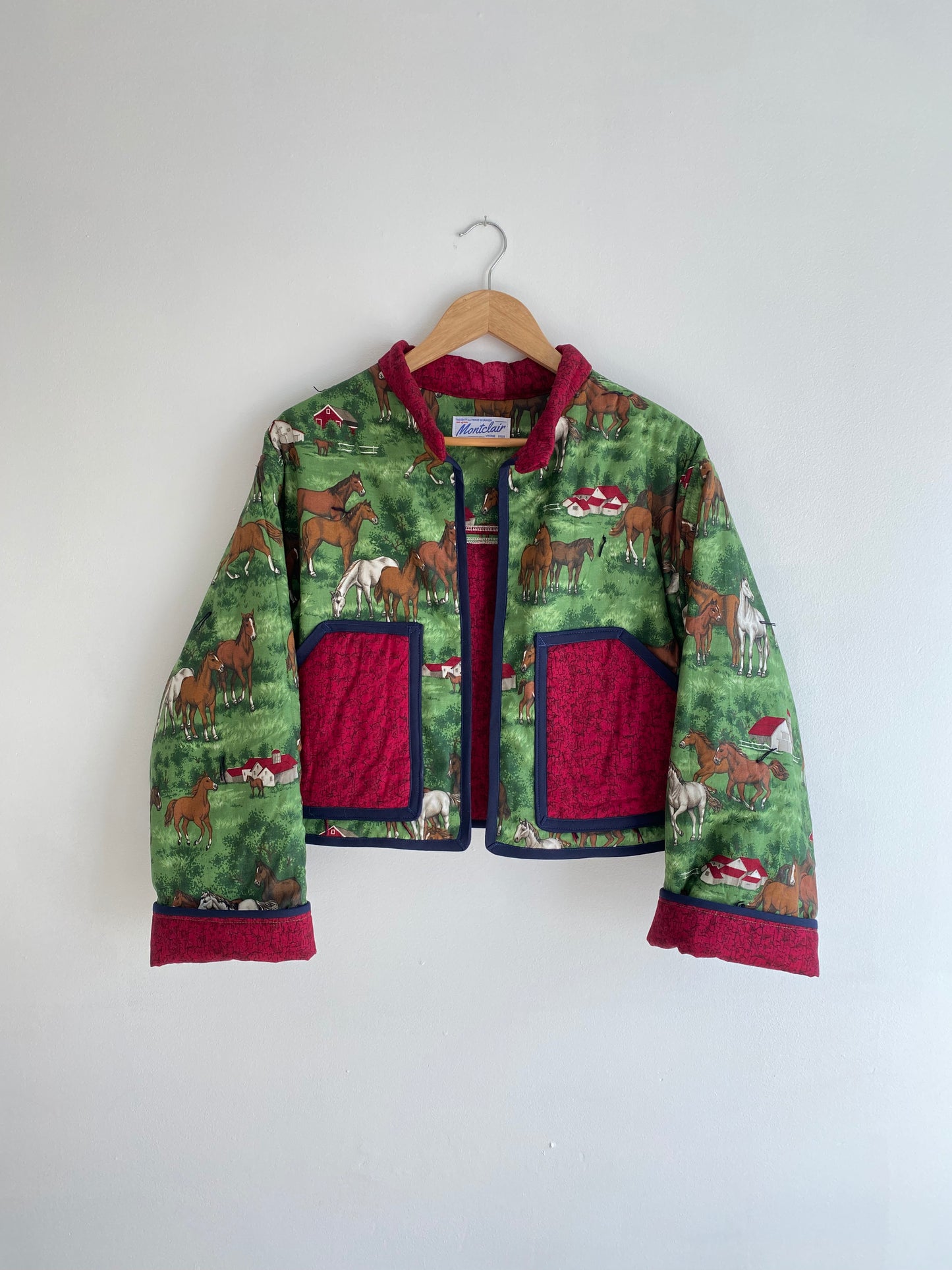 Upcycled Horse Quilt Jacket