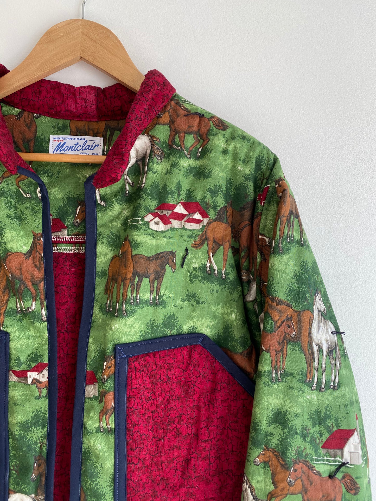 Upcycled Horse Quilt Jacket