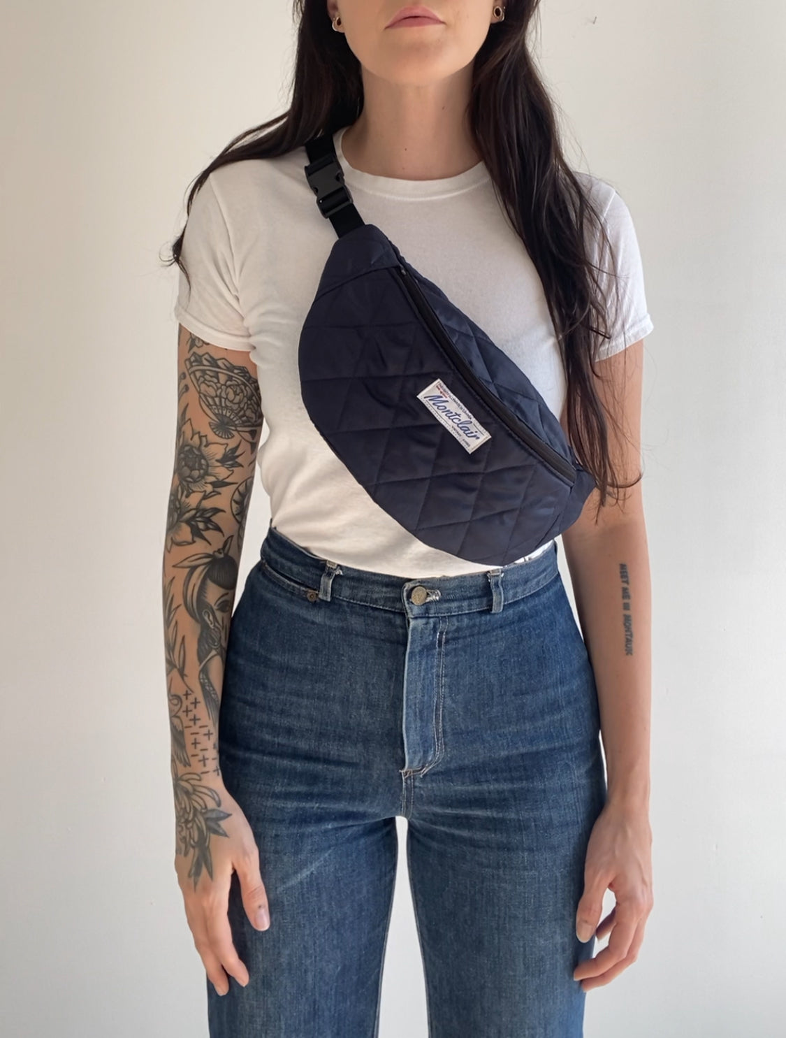 Upcycled Quilted Fanny Pack