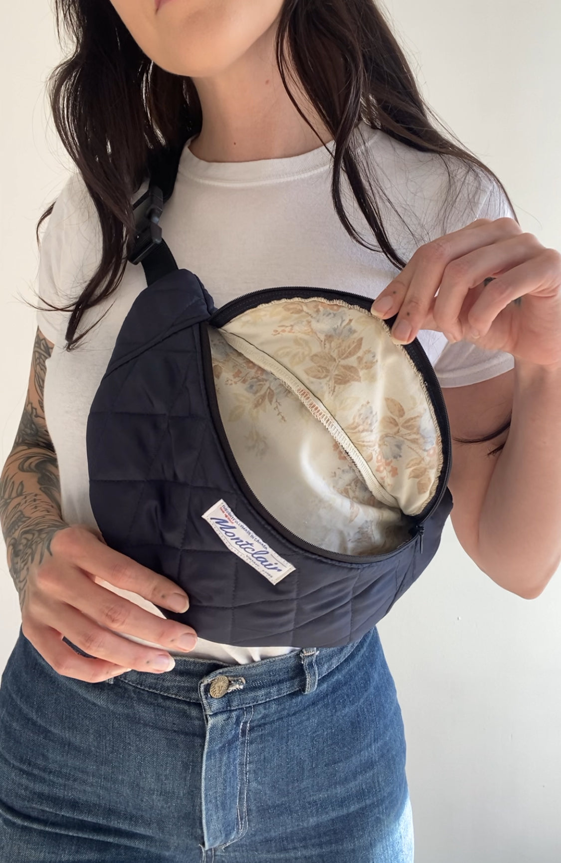 Upcycled Quilted Fanny Pack