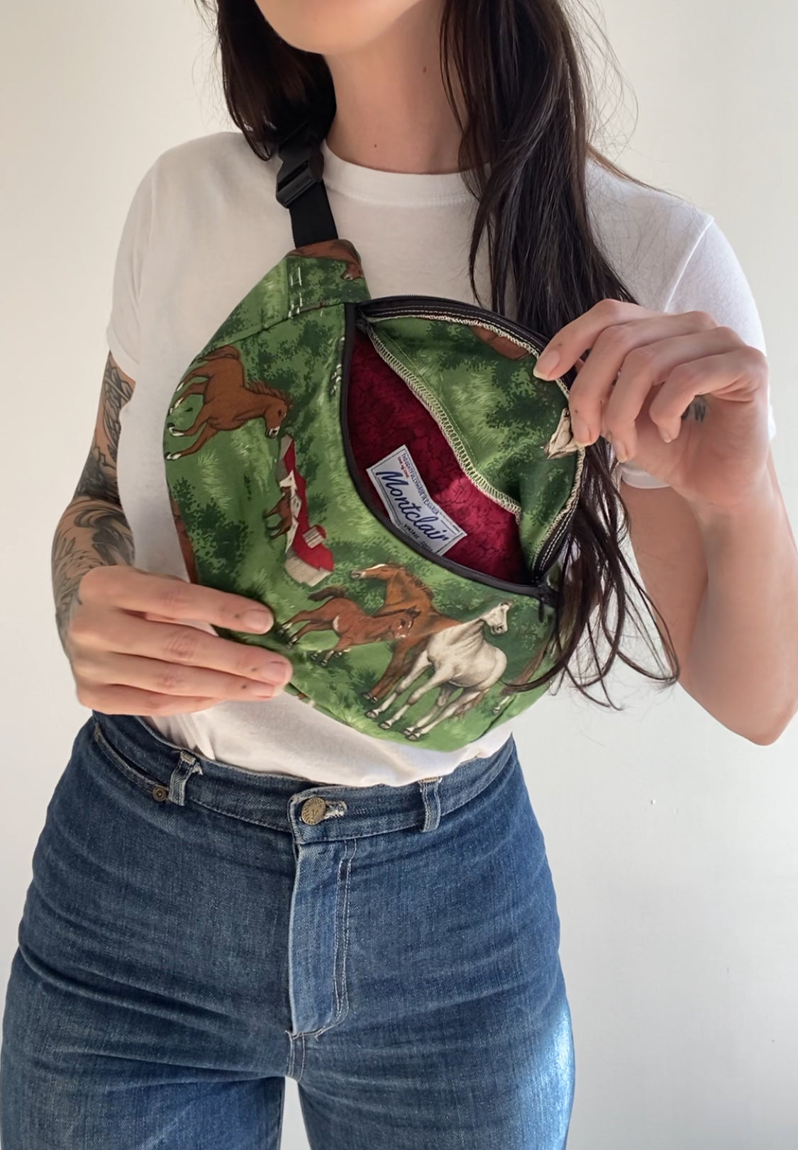Upcycled Horses Fanny Pack