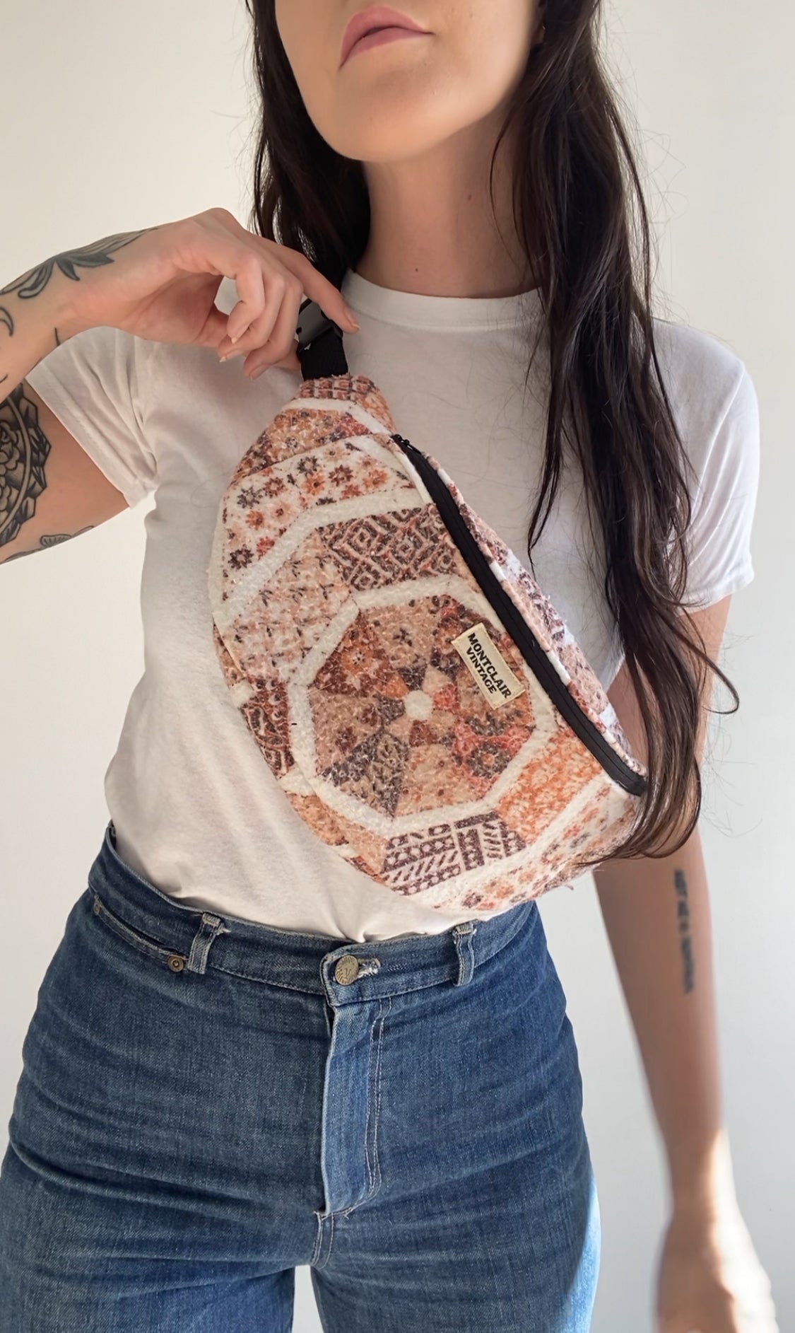 Upcycled Blanket Fanny Pack
