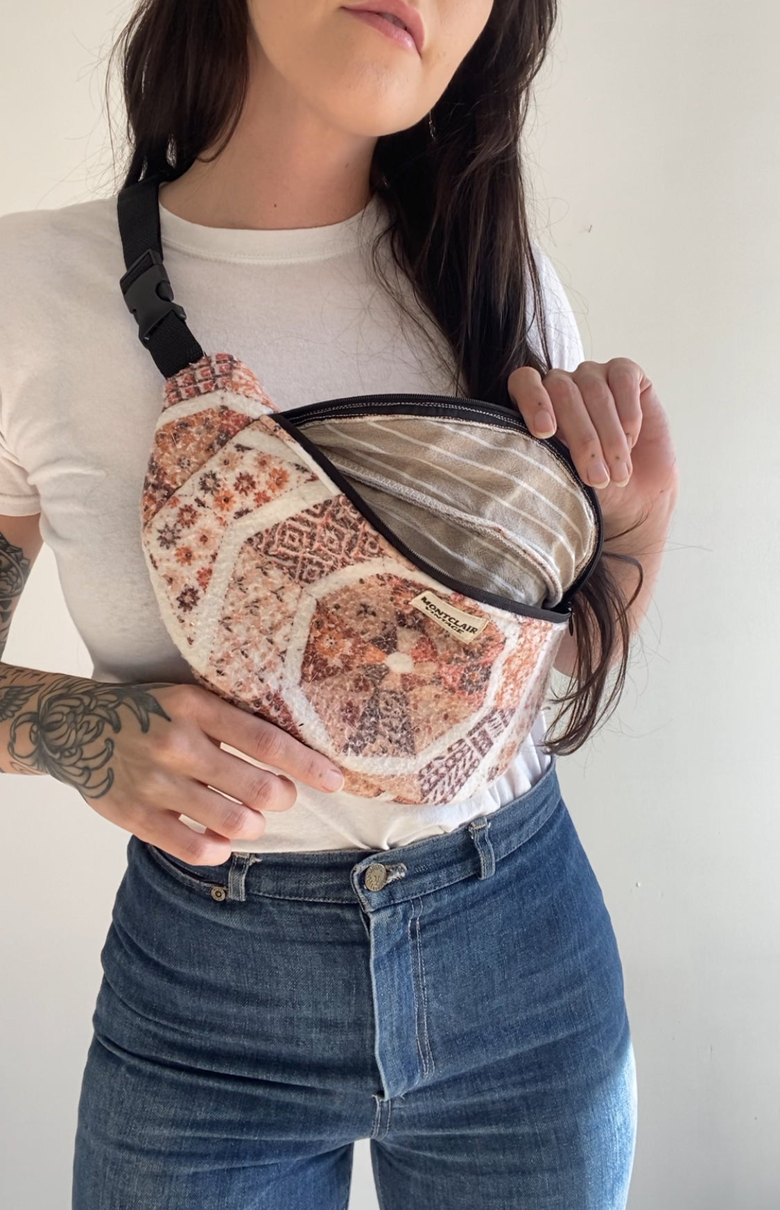 Upcycled Blanket Fanny Pack