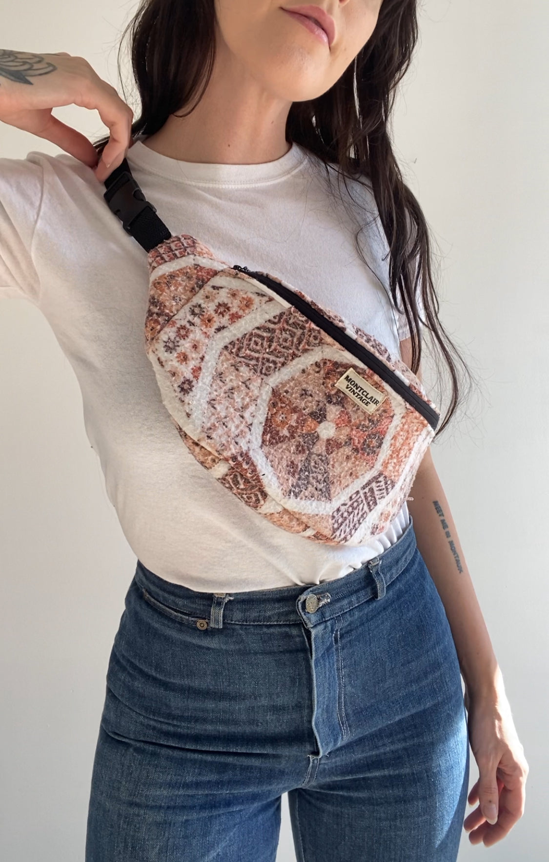 Upcycled Blanket Fanny Pack