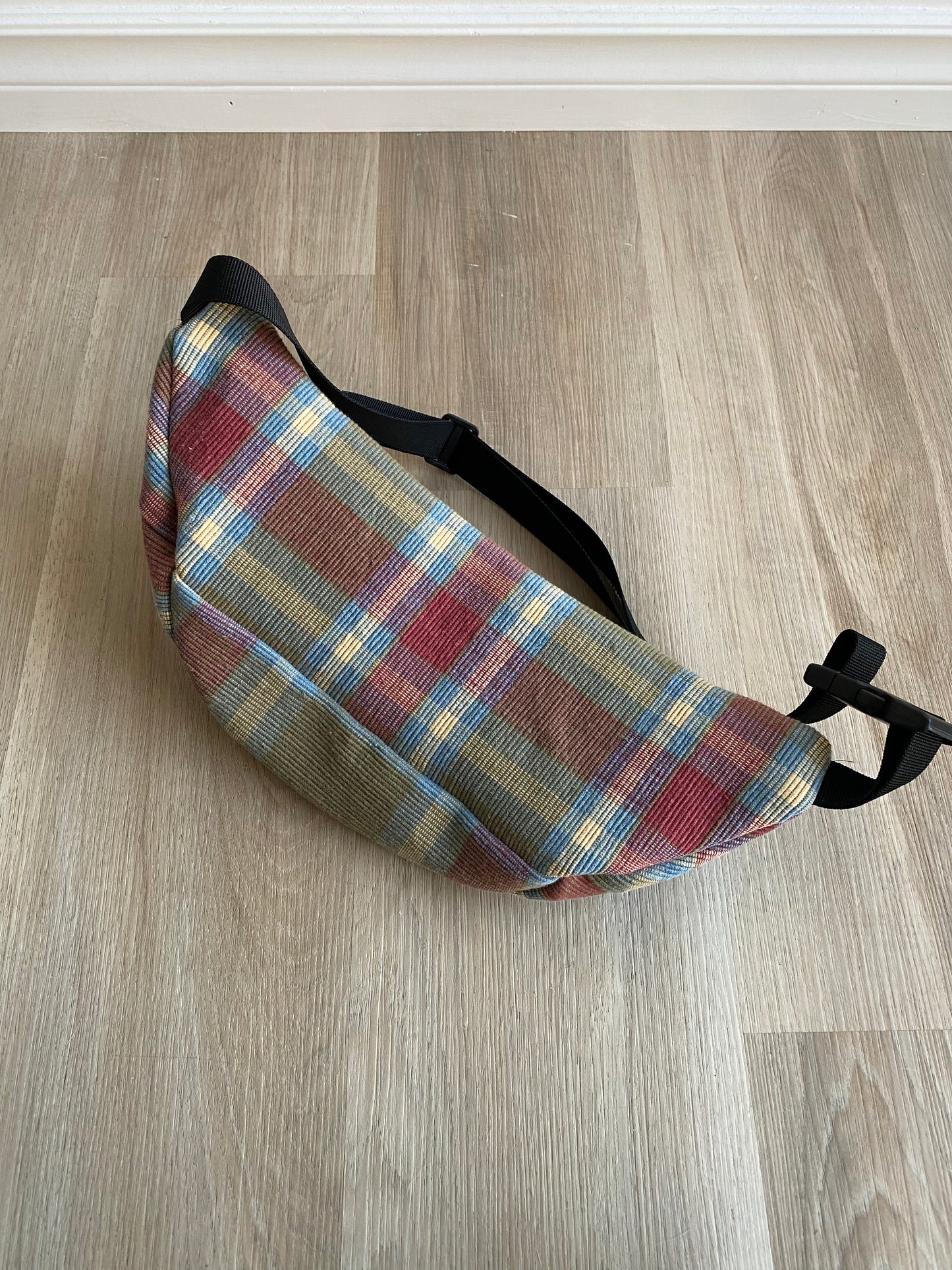 Upcycled Plaid Fanny Pack