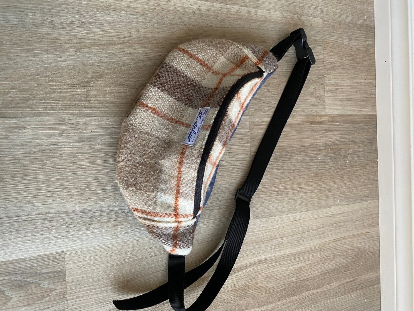Upcycled Plaid Fanny Pack