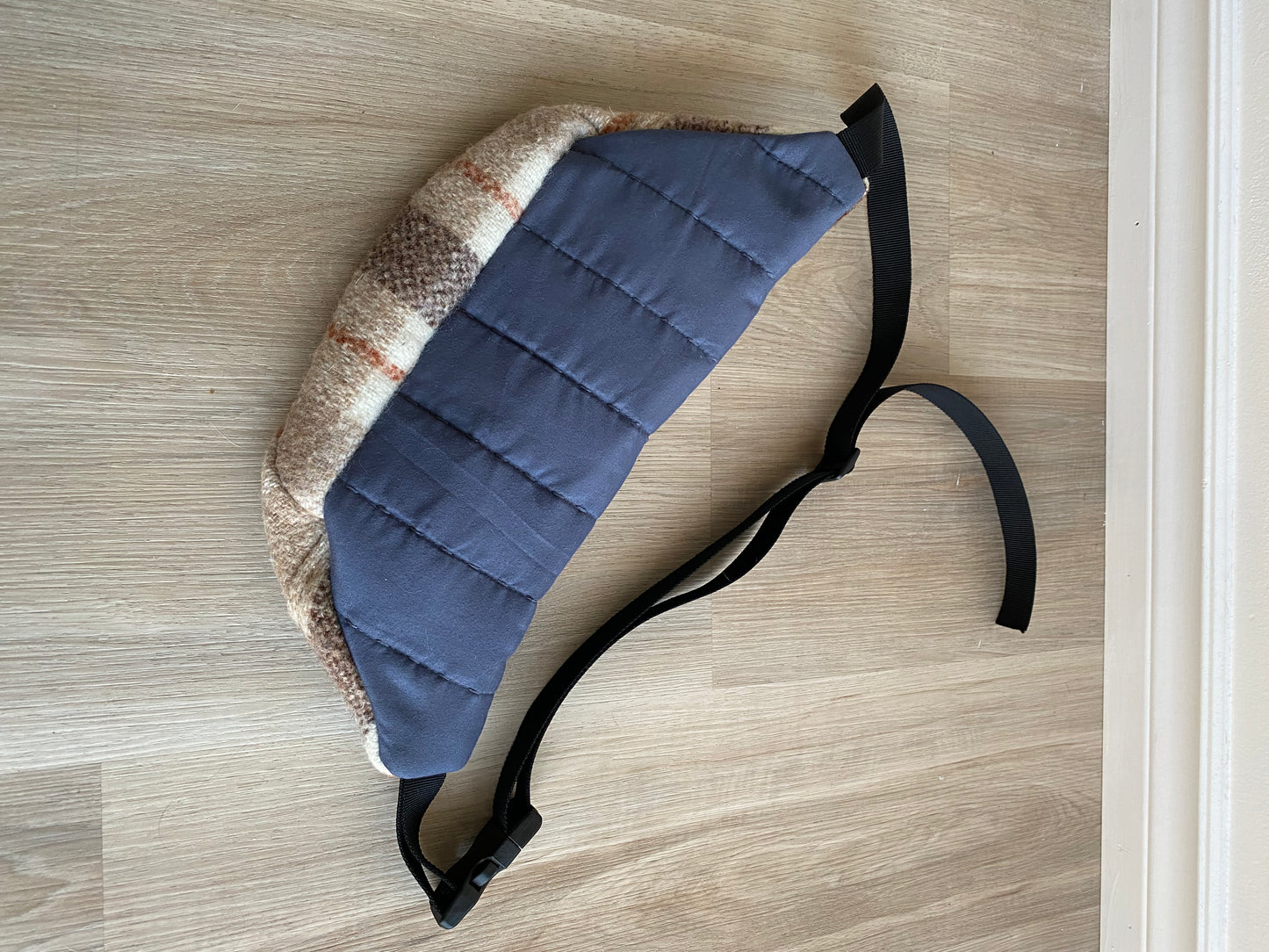 Upcycled Plaid Fanny Pack